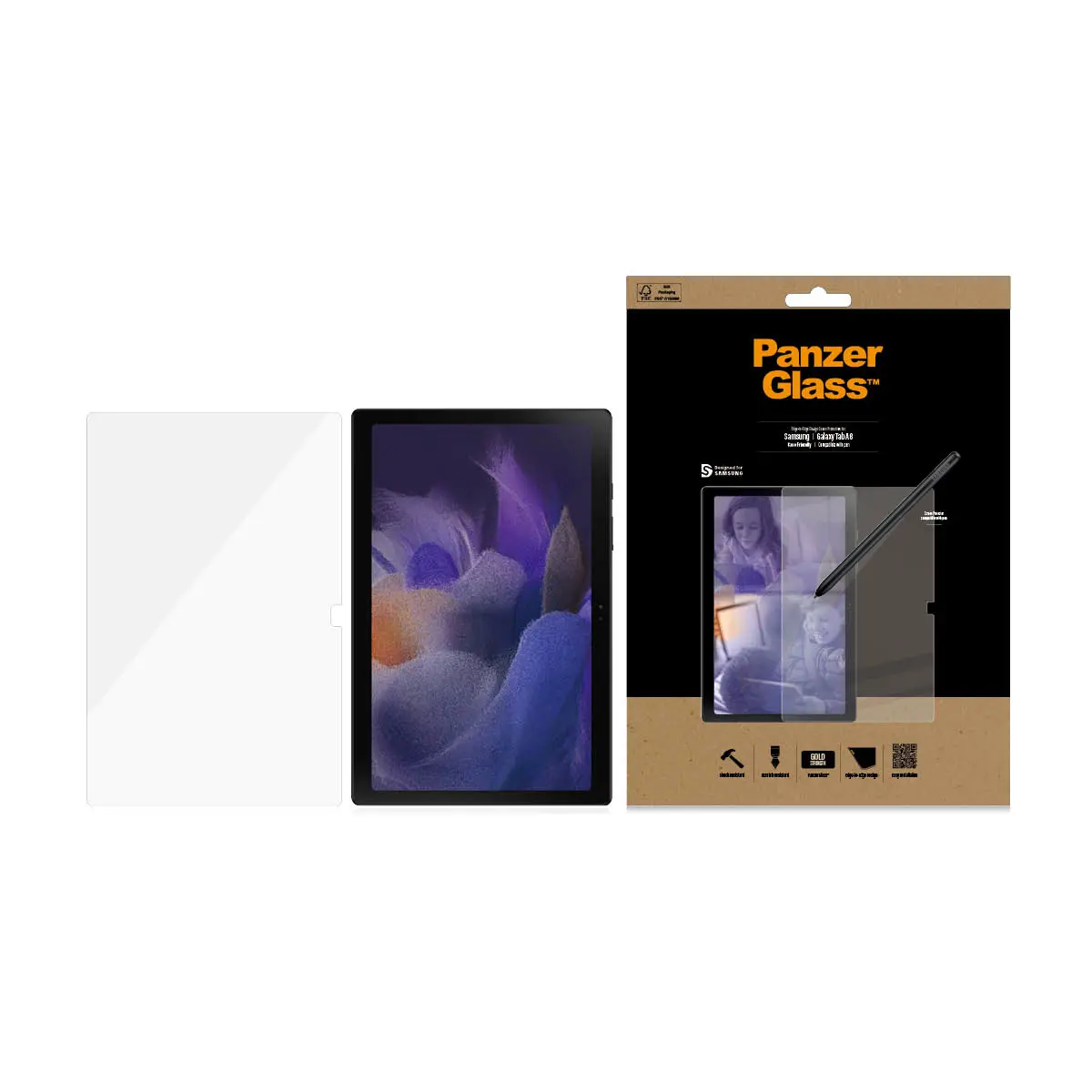 PanzerGlass ekrāna aizsargs Samsung Galaxy Tab A8 Photo 4