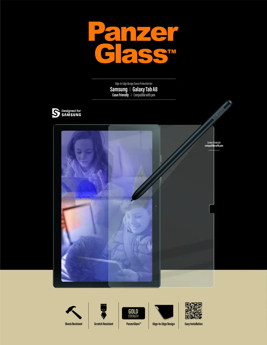 PanzerGlass ekrāna aizsargs Samsung Galaxy Tab A8 Photo 9