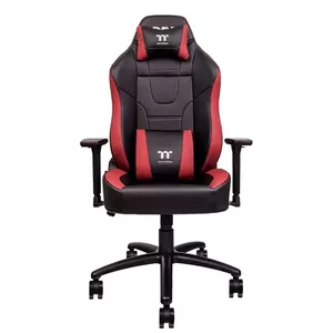 Universal gaming chair THERMALTAKE U Comfort — padded seat, 51 cm width, seat height 45–53 cm, max load 140 kg, Black/Red
