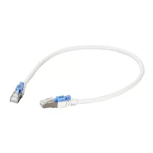 Сетевой патч‑кабель EFB Elektronik K5539WS.0 Cat6a S/FTP (S‑STP) RJ‑45 — 0,5 м, белый