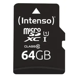 Memory Card Intenso 64GB MicroSD UHS-I Class 10 3424490
