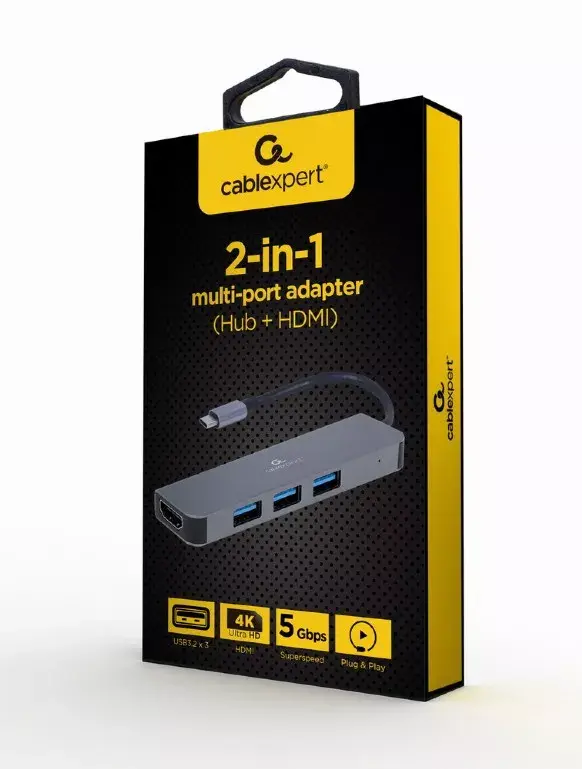 GEMBIRD A-CM-COMBO2-01 USB-C docks Photo 2