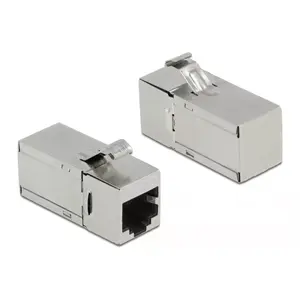 DeLOCK Keystone modulis RJ45 ligzda uz RJ45 ligzdu Cat.6A 90° leņķī