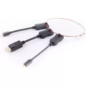 Adapter set ShiverPeaks 10-01020 — HDMI-A to DisplayPort / Mini / USB-C adapters