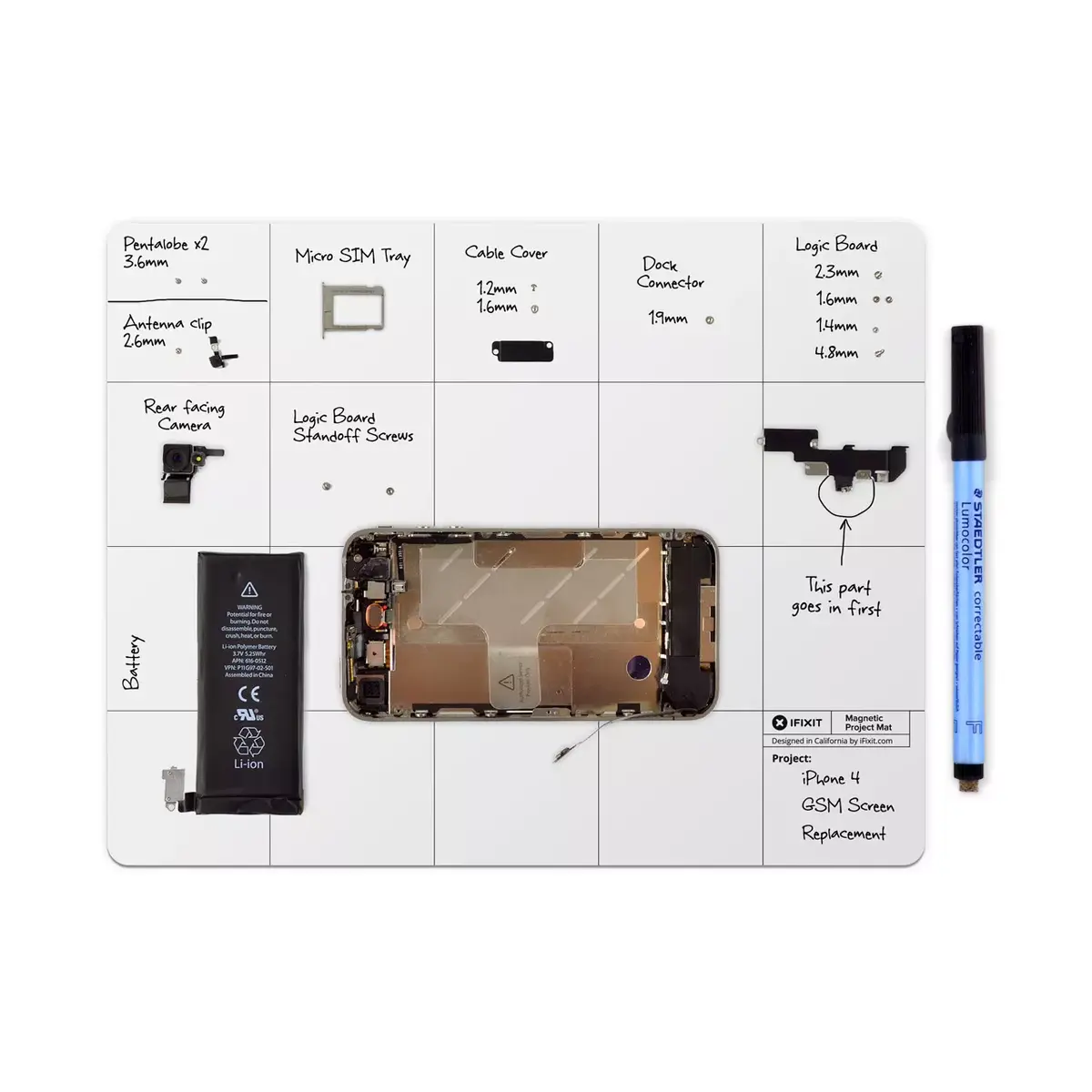 Magnētiskā matrica iFixit EU145167-4 Photo 2