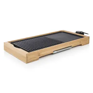 Tristar BP-2641 Bamboo Grill XL Elektriskais galda grils 2200 W ar regulējamu termostatu