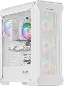 PC Case GENESIS Irid 505 ARGB Midi Tower White