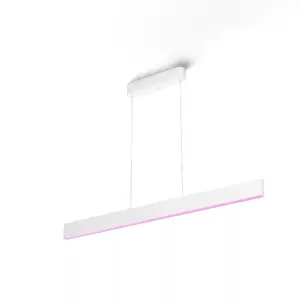Philips Hue Ensis Viedais piekārtais gaismeklis White and Colour Ambiance Bluetooth un Zigbee Balts AC 220-240 V