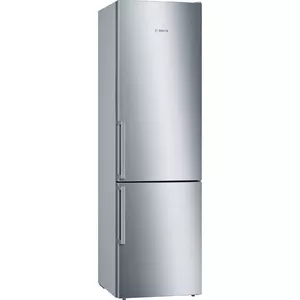 Bosch Serie 6 KGE398IBP холодильник с морозильной камерой Отдельно стоящий 343 L B Нержавеющая сталь