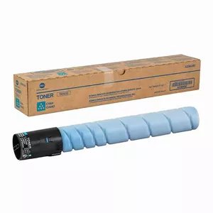 Toner Konica Minolta TN-321 blue — high-yield cyan cartridge, approx. 25,000 pages