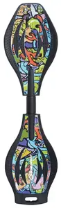Caster board Schildkröt Waveboard modelis 510801 — polipropilēna dēlis, riteņi 8 cm, svars 2,1 kg