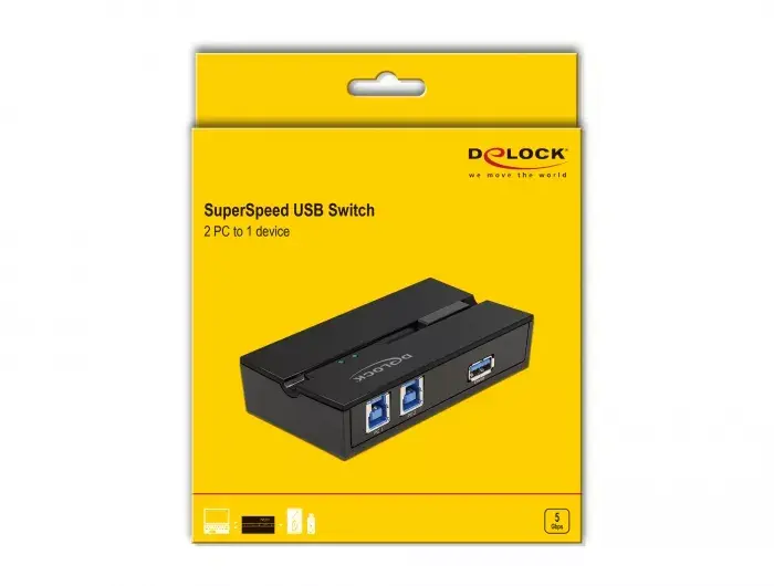 DeLOCK 11495 datu slēdzis Photo 4