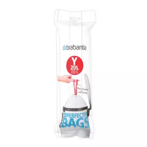 Trash Bag Brabantia 116742 20L White 20 pcs