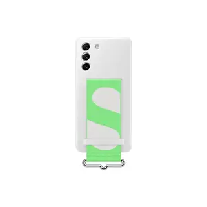 Грип для Samsung Galaxy S21 FE 5G EF-GG990TWEGWW — силикон, зелёно‑белый