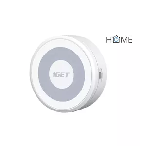 iGET HOME Chime CHS1 White - iekštelpu skaļrunis ar skaņu un LED indikāciju, piemērots iGET DS1 durvju zvanam