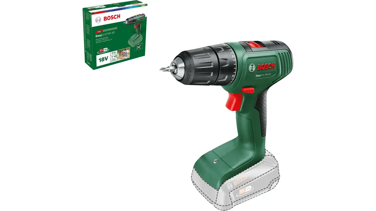 Akumulatora urbjmašīna Bosch EasyDrill 18V-40 Photo 2