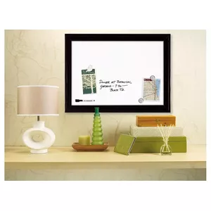 Rexel Magnetic Dry-Erase Board Black Frame 585x430mm