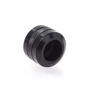 Fitting Alphacool 17471 — brass black, Ø22 mm, height 20 mm