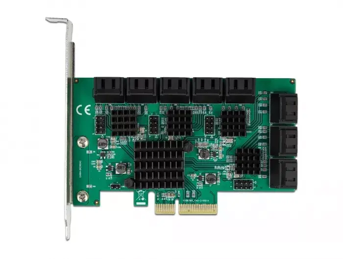 DeLOCK 16 port SATA PCI Express x4 Card Photo 3