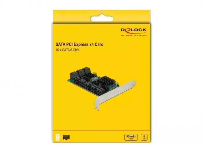 DeLOCK 16 port SATA PCI Express x4 Card Photo 4