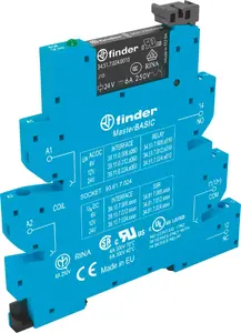 Finder 39.11.8.230.0060 Coupling Relay, 230 V AC, 6 A, 1 CO Contact