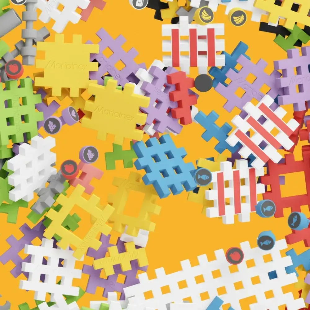 Marioinex Waffle Blocks Mini — 148 pcs Photo 2