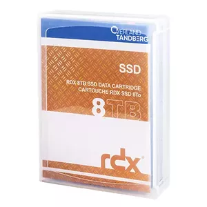 RDX cartridge Overland-Tandberg 8 TB SSD, RDX media, 87×119×23 mm, black