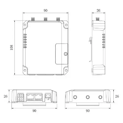 Milesight UR32L04EUPW 4G LTE мобильный роутер Photo 10