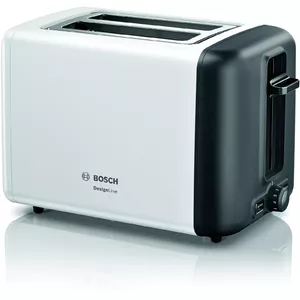 Bosch TAT3P421DE tosteris 2 šķēle (-s) 970 W Melns, Balts