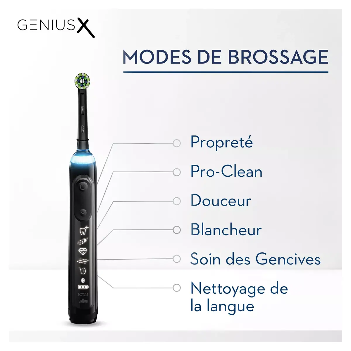 Oscillating Toothbrush Oral-B Genius X 80354128 Photo 5