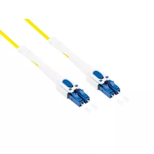 Alcasa LW-U9075LC InfiniBand Fibre Optic Cable 7.5 m LC Black White Yellow