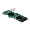 DeLOCK 8 портовая SATA PCI Express x1 карта Photo 2