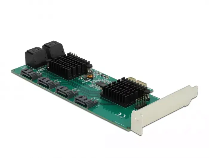 DeLOCK 8 портовая SATA PCI Express x1 карта Photo 3