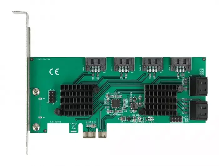 DeLOCK 8 портовая SATA PCI Express x1 карта Photo 4