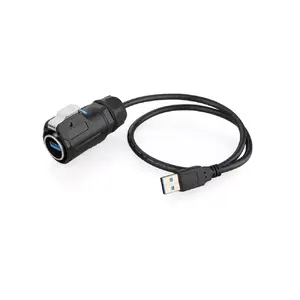 USB cable Alcasa IC01-24U301 0.5m USB 3.2 Gen 1 Black