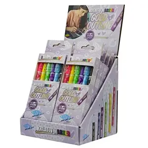 Marķieris WEDO 252 700699 6 gab. Melns Zils Zaļš Magenta Violets Dzeltena