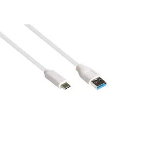 USB cable Alcasa 2831-AC005W USB 3.2 Gen 2 0.5 m USB A USB C White