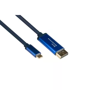 Video cable adapter Alcasa 4812-CSF015B USB Type-C DisplayPort 1.5m