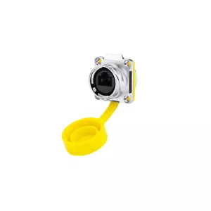 Alcasa S3 IC03-24R02 RJ45 Разъем Женский/Женский Металлический Желтый