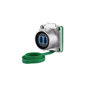 Socket-outlet Alcasa IC01-24F02 LC-D Green Silver IP65 IP67