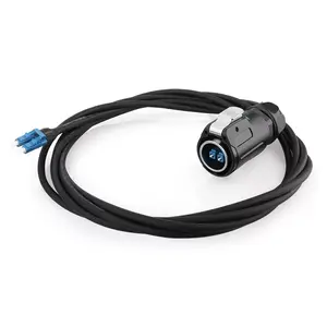 Alcasa S1 IC01-24F01 LC Black 3m Straight Connector