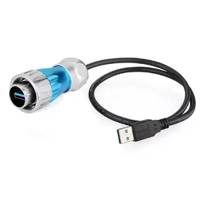 USB cable Alcasa IC03-24U301 0.5m USB 3.2 Gen 1 Black