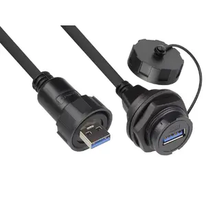 USB кабель Alcasa IC04-U303 1м USB A Черный USB 2.0