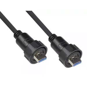USB cable Alcasa IC04-U302 1m USB 3.2 Gen 1 Black