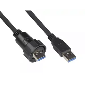 USB Cable Alcasa GC IC04-U301 1m USB 3.2 Gen 1 Black