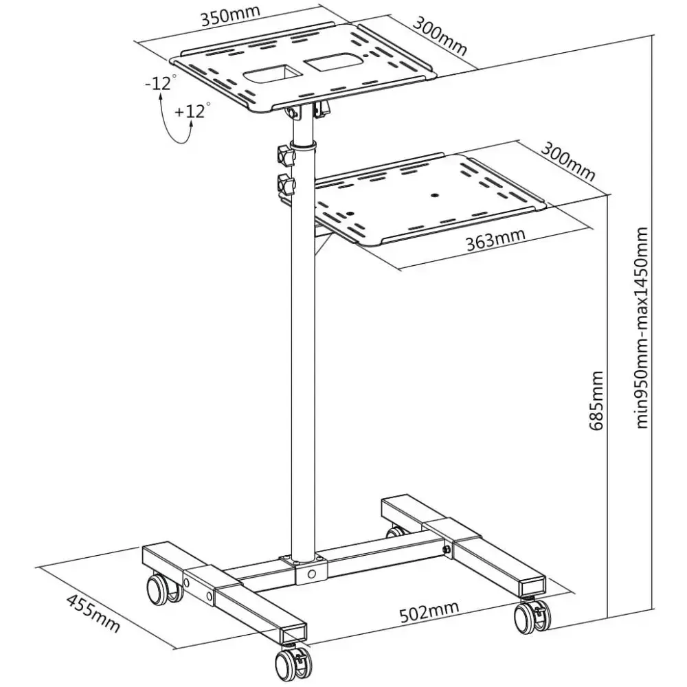 Laptop Stand Techly ICA-TB TPM-10 Photo 3