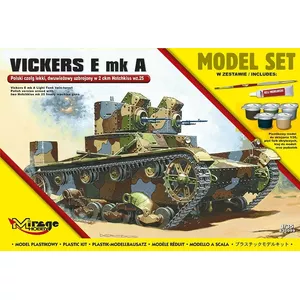 Пластиковая модель Mirage польский легкий двухбашенный танк 835099 — набор из пластика