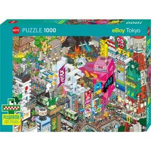 Mīklu 1000 elementu Pixorama - Tokija