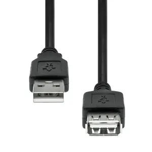 Удлинитель USB ProXtend USB2AAF-001 USB 2.0 A (гнездо) — A (штекер), 1 м, чёрный