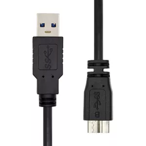 ProXtend USB3AMB-0005 USB kabelis USB 3.2 Gen 1 (3.1 Gen 1) 0,5 m USB A Micro-USB B Melns